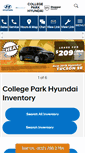 Mobile Screenshot of collegeparkhyundai.net